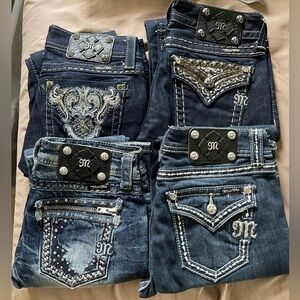 Set of 4 Miss Me Jeans